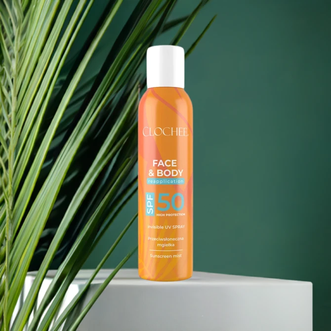 CLOCHEE Przeciwsłoneczna Mgiełka SPF 50 Do Ciała I Twarzy - 150ml.png
