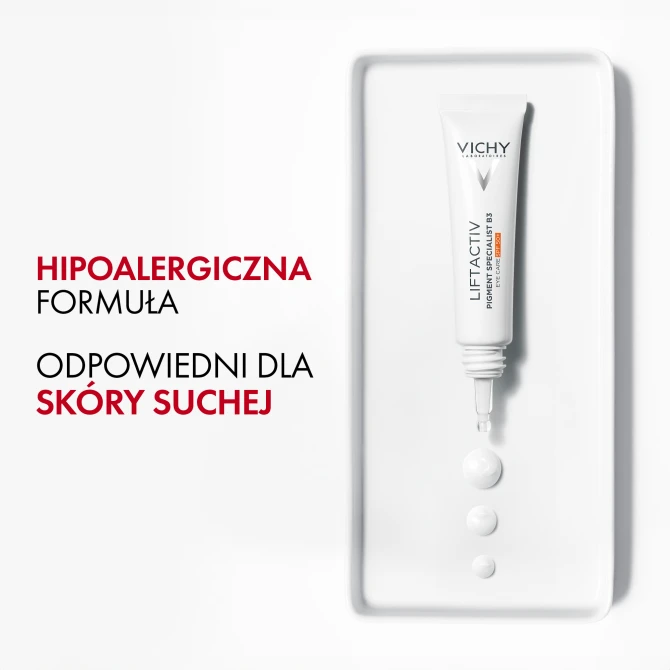 VICHY LIFTACTIV Pigment Specialist B3 Krem Pod Oczy SPF50+ Redukujący Przebarwienia - 15ml