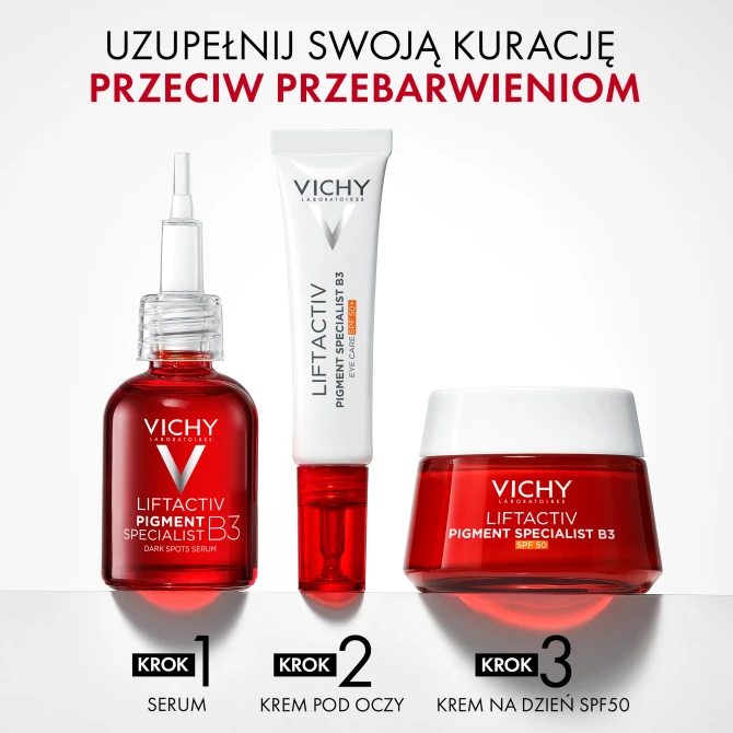 VICHY LIFTACTIV Pigment Specialist B3 Krem Pod Oczy SPF50+ Redukujący Przebarwienia - 15ml