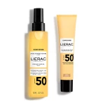 ZESTAW LIERAC SUNISSIME Emulsja Ochronna SPF 50 Z Kolorem 40ml + Olejek SPF 50 Do Ciała 150ml