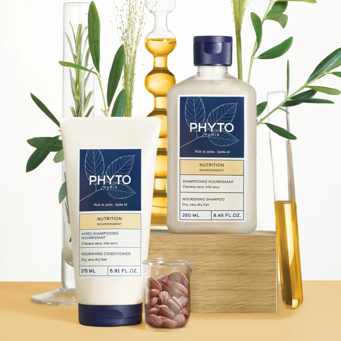 ZESTAW PHYTO NUTRITION Dla Włosów Suchych Z Olejem Jojoba, Szampon 250ml + Odżywka 175ml