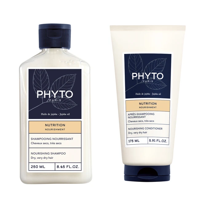 ZESTAW PHYTO NUTRITION Dla Włosów Suchych Z Olejem Jojoba, Szampon 250ml + Odżywka 175ml