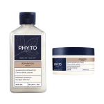 ZESTAW PHYTO REPAIR Dla Włosów Zniszczonych Z Keratyną, Szampon 250ml + Odżywka 175ml