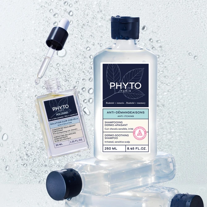 ZESTAW PHYTO Dla Podrażnionej I Osłabionej Skóry Głowy, Szampon 250ml+ Eliksir 30ml