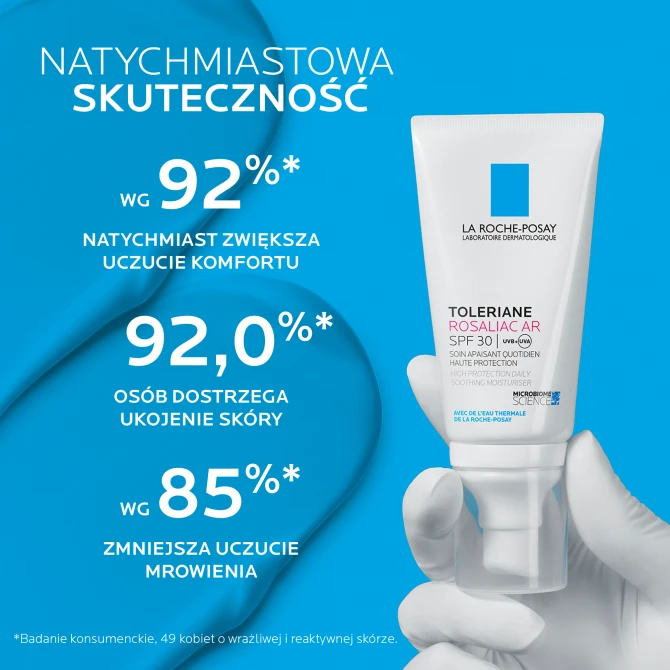 LA ROCHE-POSAY TOLERIANE ROSALIAC AR SPF30 Kojący Krem Nawilżający Na Dzień - 50 ml