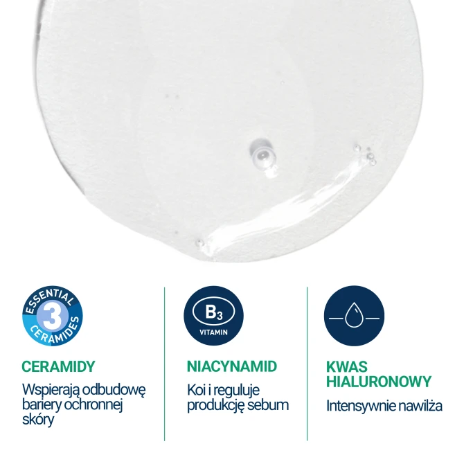 CERAVE Oczyszczający Żel Do Mycia -Skóra Normalna, Mieszana- REFILL 473ml