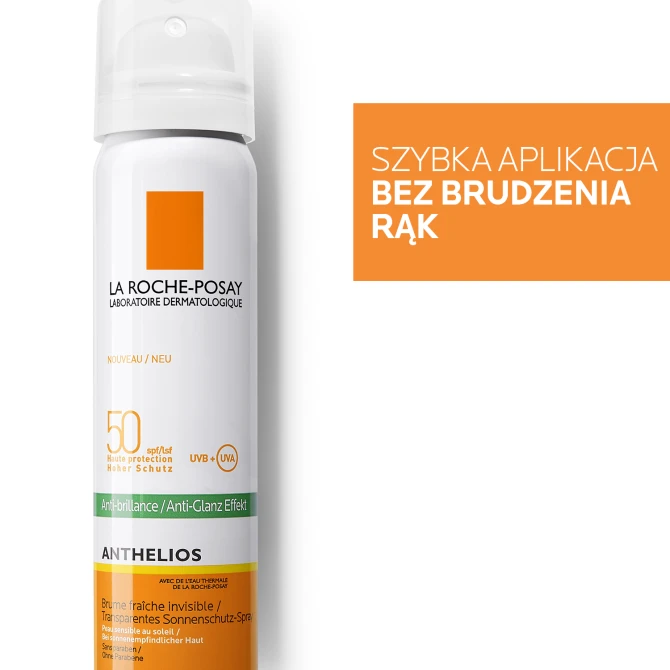 LA ROCHE-POSAY ANTHELIOS Mgiełka do Twarzy Przeciw Błyszczeniu SPF50+ 75 m