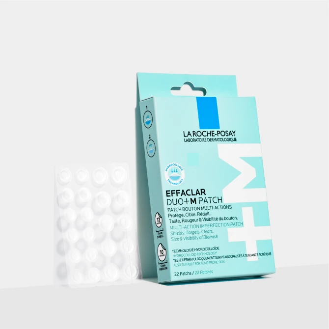 LA ROCHE-POSAY EFFACLAR DUO+M Plasterki Wielofunkcyjne Plastry Na Pryszcze – 22 szt.