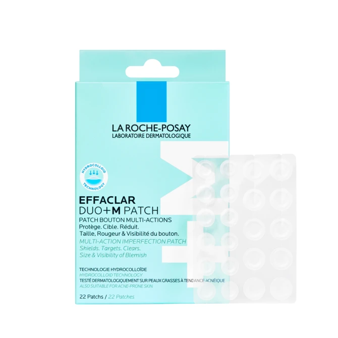 LA ROCHE-POSAY EFFACLAR DUO+M Plasterki Wielofunkcyjne Plastry Na Pryszcze – 22 szt.