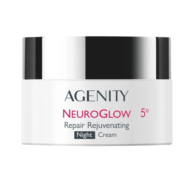 AGENITY NEUROGLOW 5° Naprawczy Krem Odmładzający Na Noc - 50ml