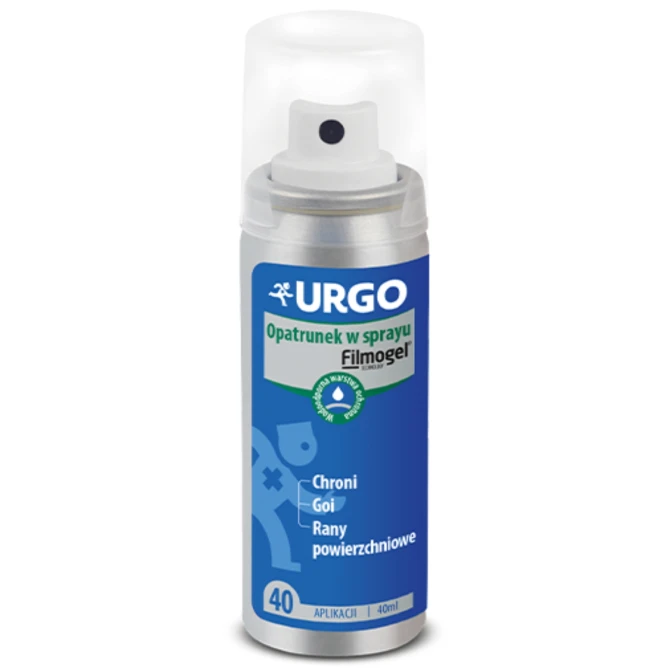 URGO Filmogel Opatrunek W Sprayu Na Rany I Otarcia - 40ml