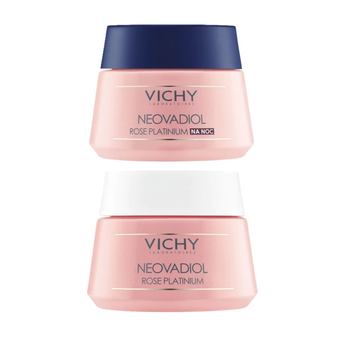 VICHY NEOVADIOL ROSE ZESTAW Krem Wzmacniający Na Dzień 50 ml + Krem Na Noc 50 ml
