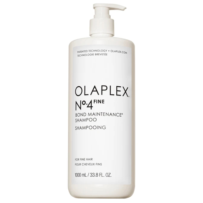 OLAPLEX No.4 FINE Szampon Odbudowujący, Dodający Objętości Do Włosów Cienkich - 1000ml