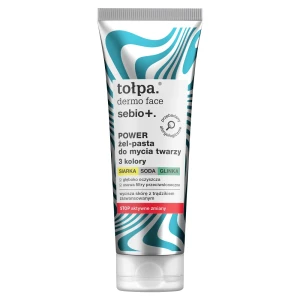 TOŁPA Dermo Face Sebio+ power żel-pasta do mycia twarzy 3 kolory - 100ml