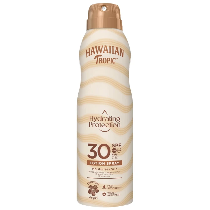 Hawaiian Tropic Hydrating Protection spray przeciwsłoneczny SPF30 177ml (id: 65989)