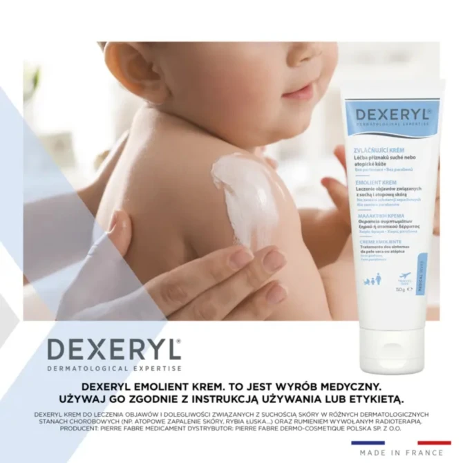 DEXERYL Krem Emolient Do Skóry Suchej, Atopowej - 50g (id: 59922)