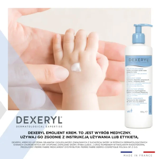 DEXERYL Krem Emolient Do Skóry Suchej, Atopowej - 500g (id: 50011)