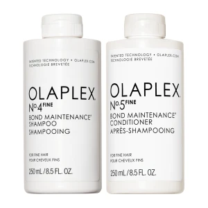 OLAPLEX ZESTAW No.4 FINE + No.5 FINE Szampon I Odżywka Dodająca Objętości Do Włosów Cienkich – 2 x 250ml
