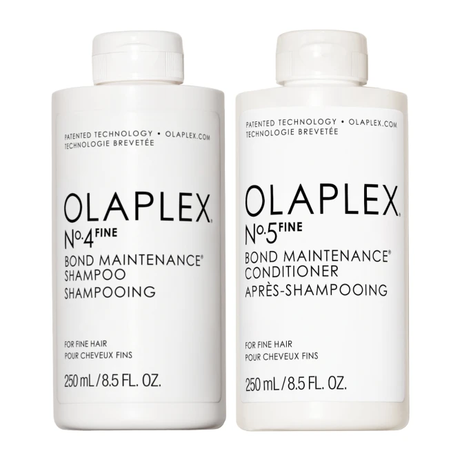 OLAPLEX No.4 + No.5 FINE Szampon I Odżywka Dodająca Objętości Do Włosów Cienkich – 2 x 250ml (id: 66330)