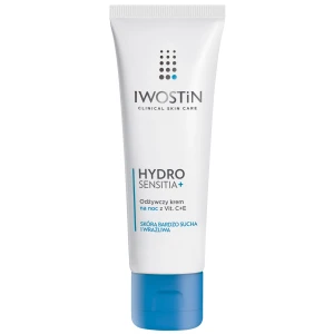 IWOSTIN HYDRO SENSITIA + Odżywczy Krem Na Noc Z Vit. C+E, Skóra Wrażliwa - 50ml