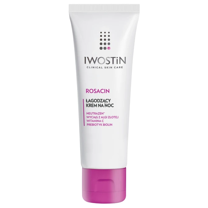 IWOSTIN ROSACIN Łagodzący Krem Na Noc, Trądzik Różowaty – 40ml (id: 66344)