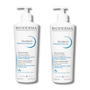 ZESTAW 1000ml BIODERMA ATODERM INTENSIVE BAUME 2 szt Kojący Balsam Emolientowy 
