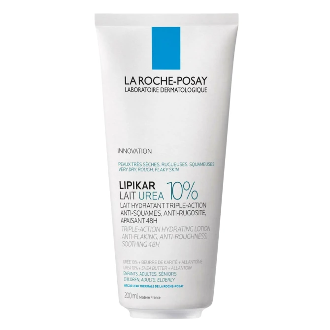 LA ROCHE-POSAY LIPIKAR LAIT UREA Nawilżający Balsam Do Ciała Z 10% Mocznikiem - skóra sucha - 200ml