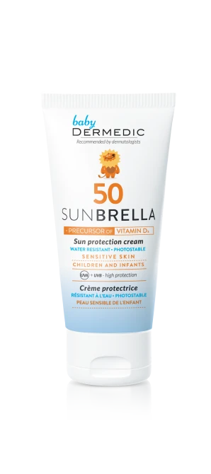 DERMEDIC SUNBRELLA Krem Ochronny SPF50 Dla Dzieci i Niemowląt - 50 ml