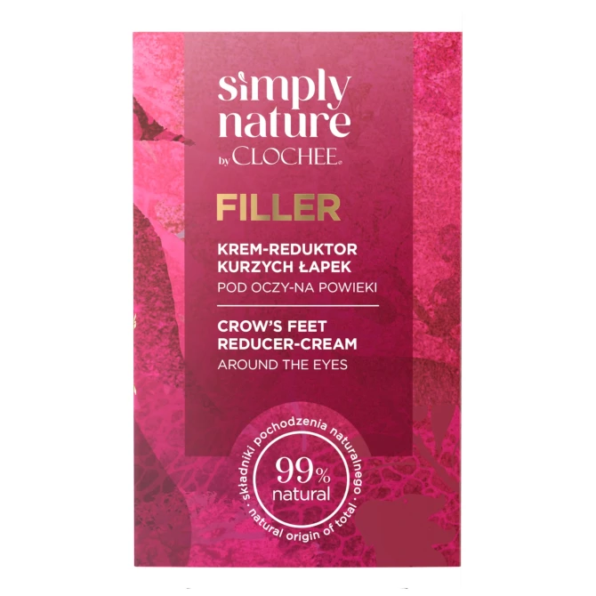 SIMPLY NATURE by Clochee FILLER Krem-reduktor Kurzych Łapek - 15ml