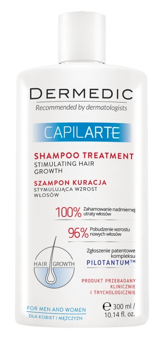 DERMEDIC CAPILARTE Szampon Kuracja Stymulująca Wzrost Włosów - 300 ml