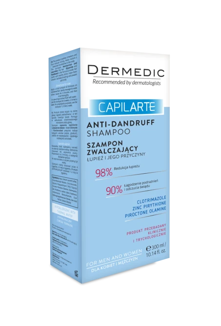 DERMEDIC CAPILARTE Szampon Zwalczający Łupież i Jego Przyczyny - 300 ml