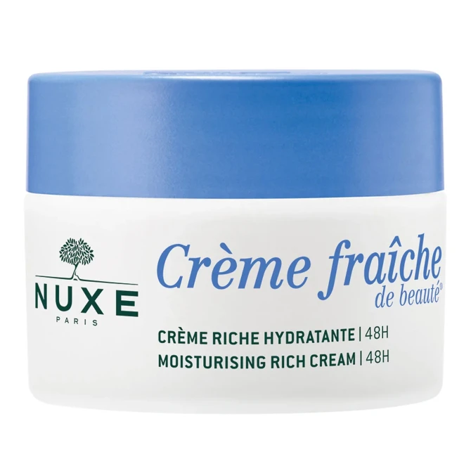 NUXE CREME FRAICHE De Beaute Bogaty Krem Nawilżający 48h - skóra sucha - 50ml