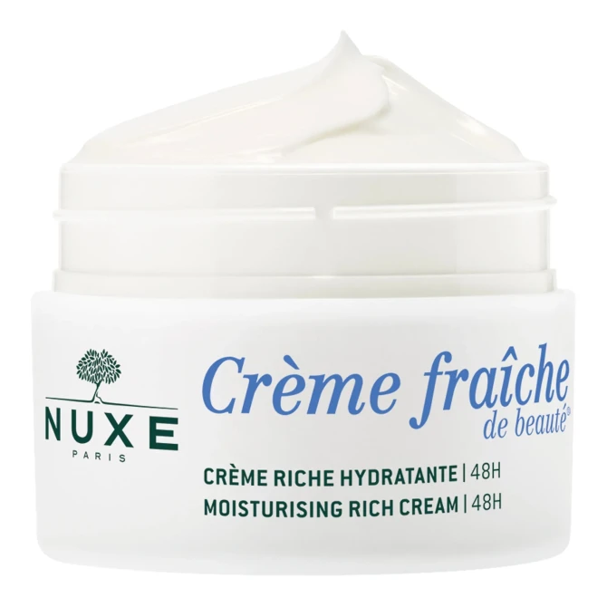 NUXE CREME FRAICHE De Beaute Bogaty Krem Nawilżający 48h - skóra sucha - 50ml