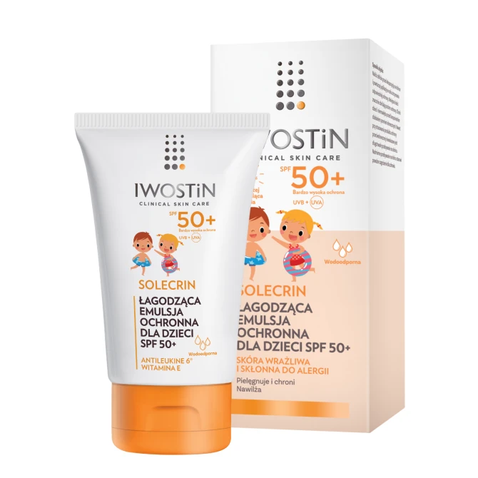 IWOSTIN SOLECRIN Łagodząca Emulsja Ochronna dla Dzieci SPF50+ - 100ml (id: 62463)