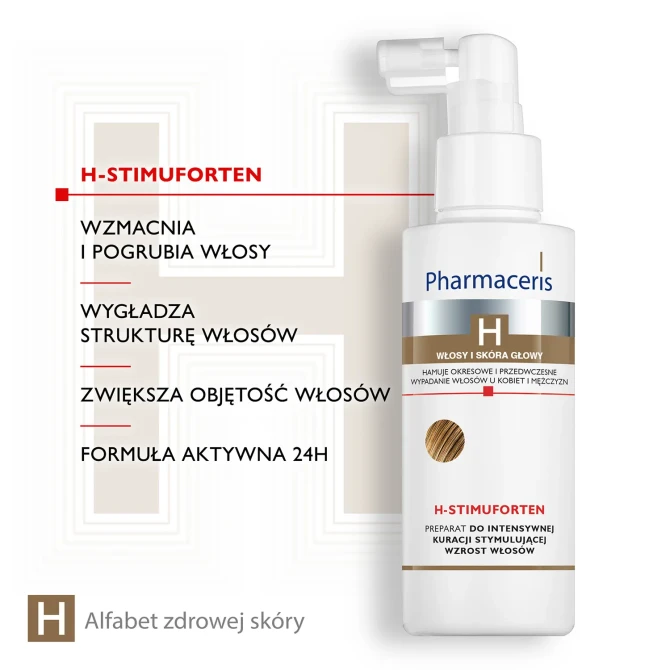 PHARMACERIS H-STIMUFORTEN Wcierka/Preparat Hamuje Wypadanie Włosów - 125 ml (id: 203)