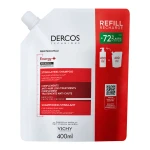 VICHY DERCOS Energy+ Szampon Wzmacniający Włosy - Uzupełnienie (Refill) - 400ml