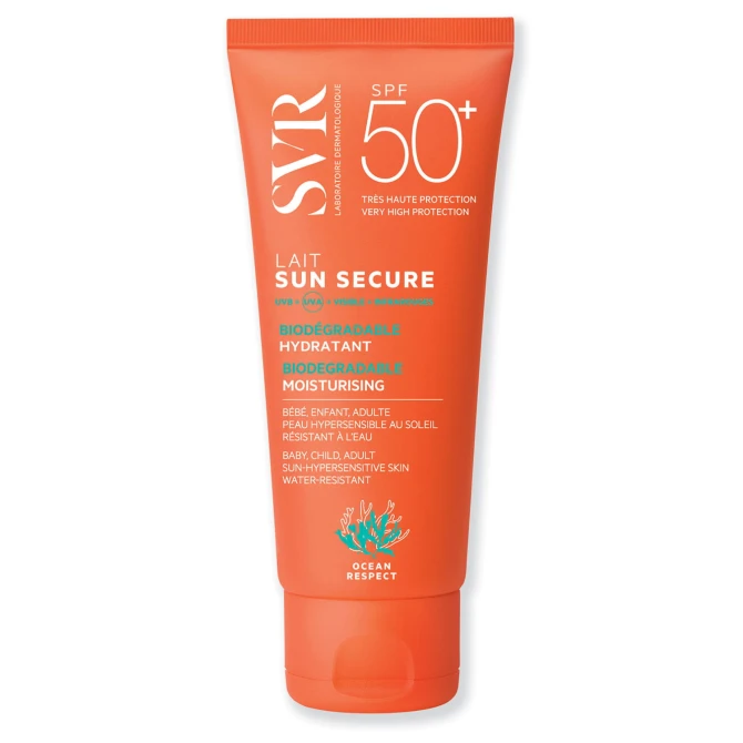 SVR SUN SECURE Lait SPF50+ Nawilżające Mleczko Ochronne do twarzy i ciała - 100ml