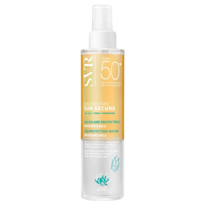 SVR SUN SECURE Eau Solaire SPF50+ Dwufazowa Woda Ochronna w sprayu - 200ml (id: 1742)