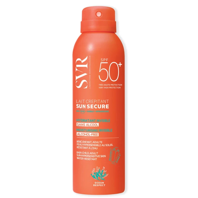 SVR SUN SECURE LAIT CREPITANT, Pianka Ochronna SPF50+ - 200 ml (id: 2518)