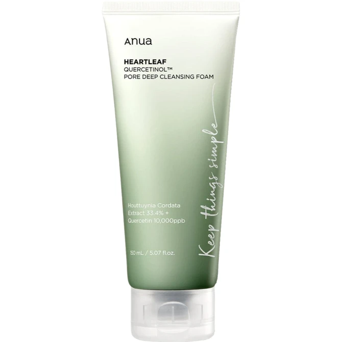 Anua Heartleaf Quercetinol Pore Deep Cleansing Foam głęboko oczyszczająca pianka do twarzy 150ml (id: 68385)
