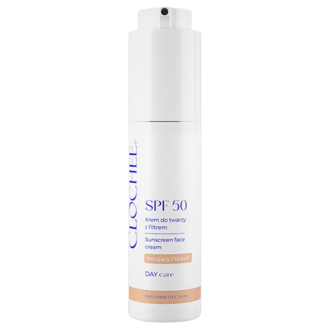 CLOCHEE Tonujący Krem Do Twarzy Z filtrem SPF50 - 50ml