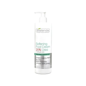 BIELENDA PROFESSIONAL Softening Foot Cream 20% Urea zmiękczający krem do stóp 20% Mocznika + Kwas Salicylowy - 500ml