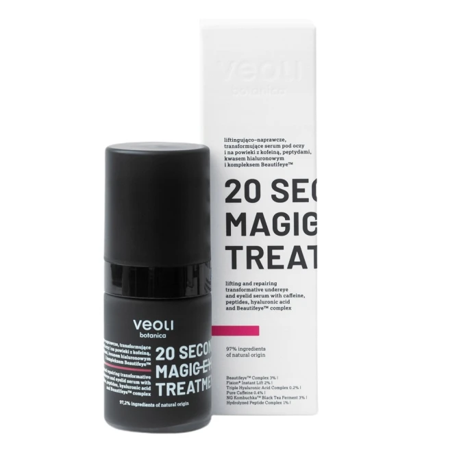 Veoli Botanica 20 Seconds Magic Eye Treatment liftingująco-naprawcze transformujące serum pod oczy i na powieki 15ml (id: 69103)