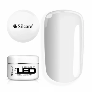 Silcare High Light LED Gel Clear średniogęsty jednofazowy żel do paznokci 100g
