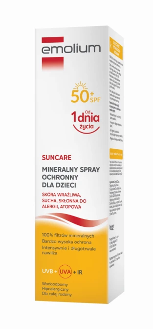 EMOLIUM SUNCARE Spray Ochronny dla Dzieci SPF50+ - skóra wrażliwa - 100ml