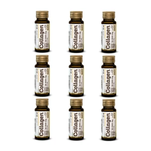 ZESTAW 9 szt x 25 ml OLIMP kolagen COLLAGEN SHOT Smak Ananasowy 