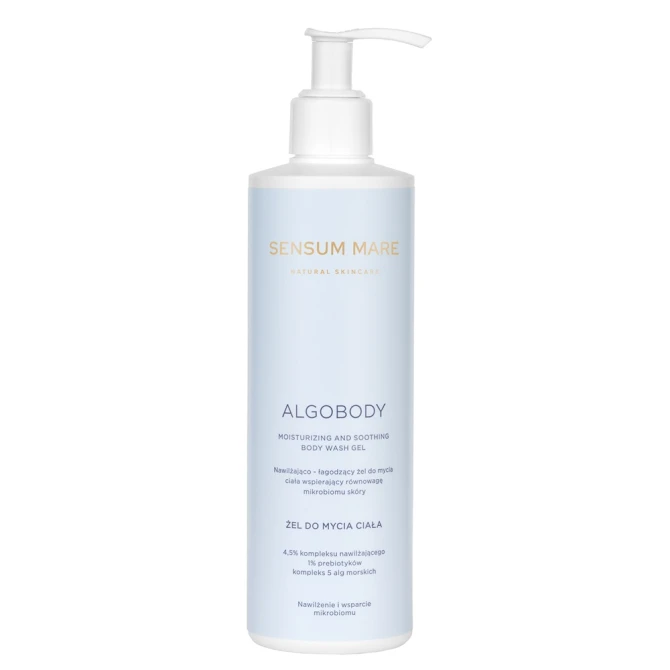 SENSUM MARE Algobody nawilżająco-łagodzący żel do mycia ciała wspierający równowagę mikrobiomu skóry 300ml (id: 70966)