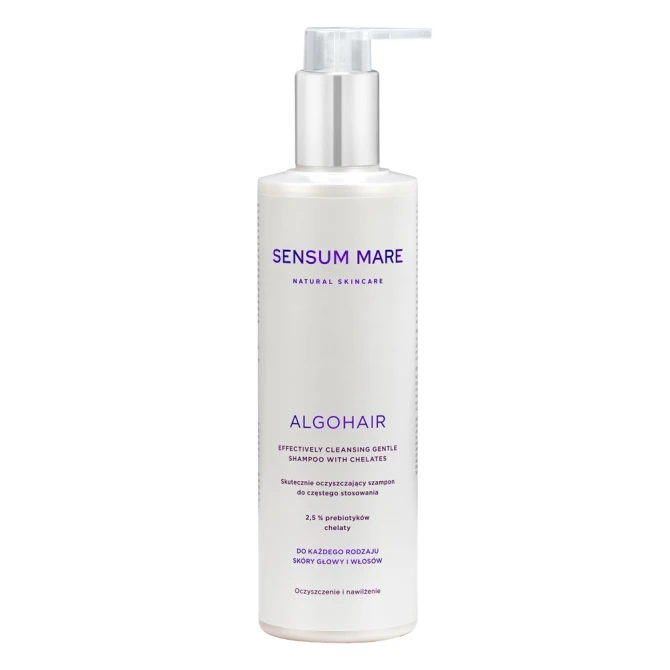 SENSUM MARE Algohair skutecznie oczyszczający szampon do częstego stosowania do każdego rodzaju skóry głowy i włosów 250ml (id: 70979)