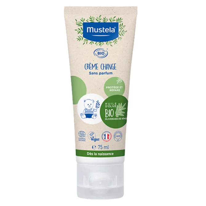 MUSTELA BIO Organic Diaper Cream Certyfikowany Organiczny Krem Do Przewijania - 75ml