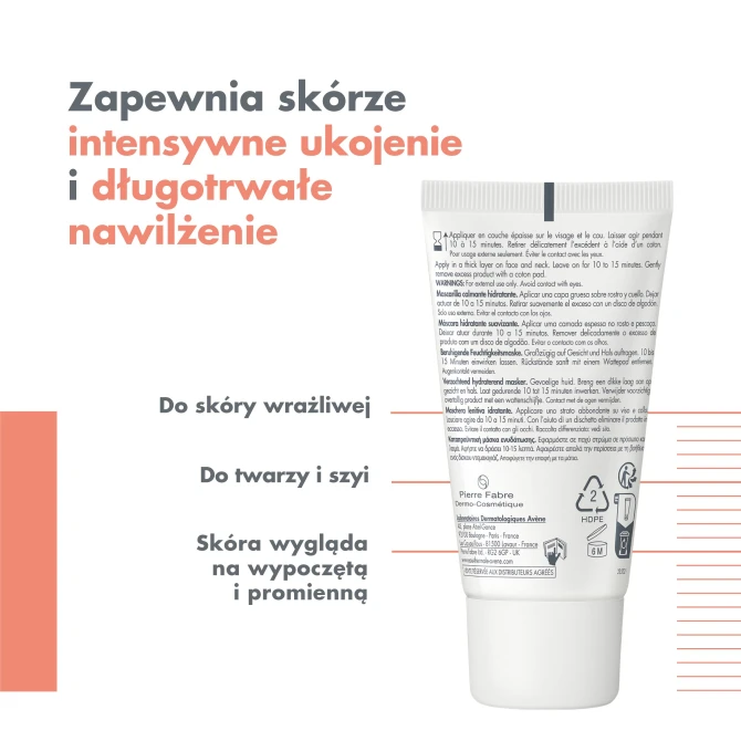 AVÈNE Masque Appaisant Maseczka Kojąco-Nawilżająca - 50ml